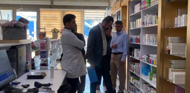 بازدید و نظارت بر داروخانه‌های پیرانشهر