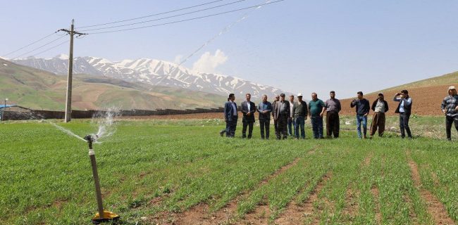 آغاز بهره‌برداری آزمایشی ایستگاه پمپاژ اراضی روستای خالدار