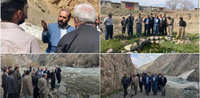 بررسی مشکلات روستاهای پیرانشهر در بازدید نماینده مجلس