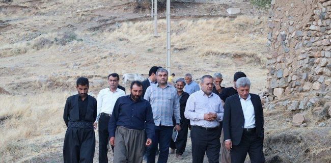 بررسی مشکلات مردم روستای شالی‌آباد پیرانشهر